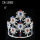 Wholesale blue red and white Christmas Pageant Crown